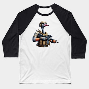 Tactical Ostrich Baseball T-Shirt